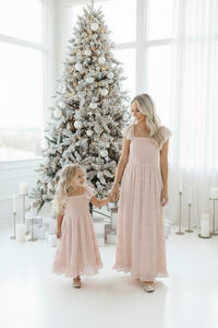 SS Girl's Dress Marabella Dress (soft pink chiffon)