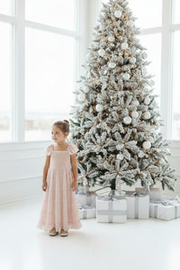 SS Girl's Dress Marabella Dress (soft pink chiffon)