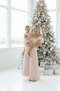 SS Girl's Dress Marabella Dress (soft pink chiffon)