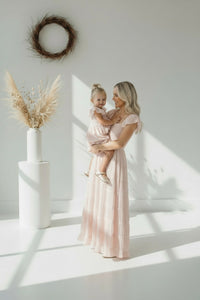 SS Girl's Dress Marabella Dress (soft pink chiffon)