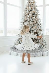 SS Girl's Dress Mira Dress (embroidered diamond)