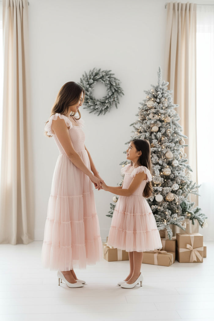 SS Girl's Dress Pia Dress (pretty pink tulle)