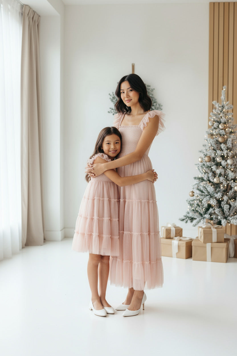 SS Girl's Dress Pia Dress (pretty pink tulle)