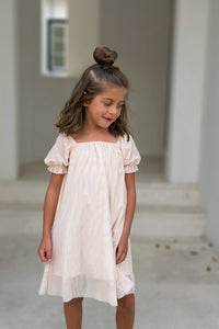 SS Girl's Dress Posie Dress (natural tulle)