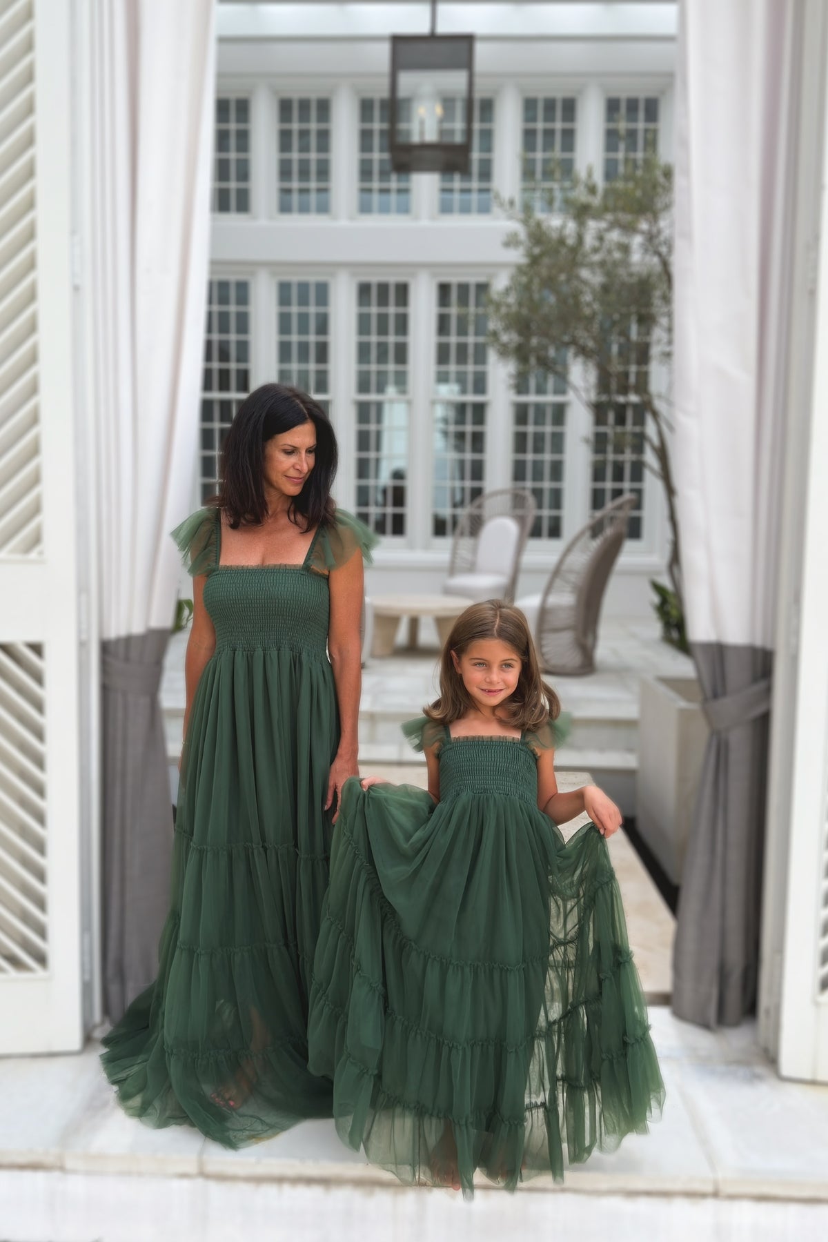 SS Girl's Dress Marabella Dress (forest tulle)