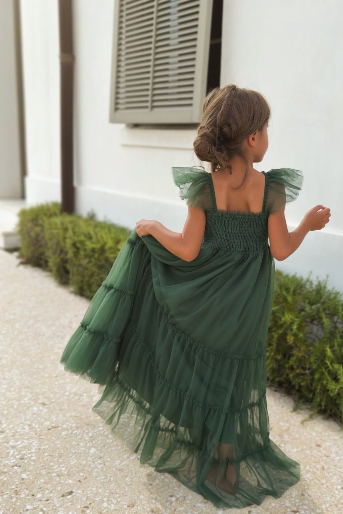 SS Girl's Dress Marabella Dress (forest tulle)