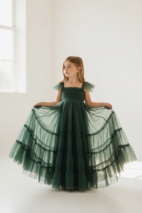 SS Girl's Dress Marabella Dress (forest tulle)