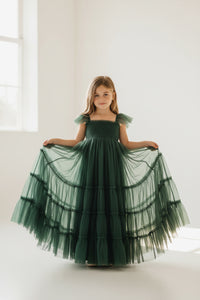 SS Girl's Dress Marabella Dress (forest tulle)