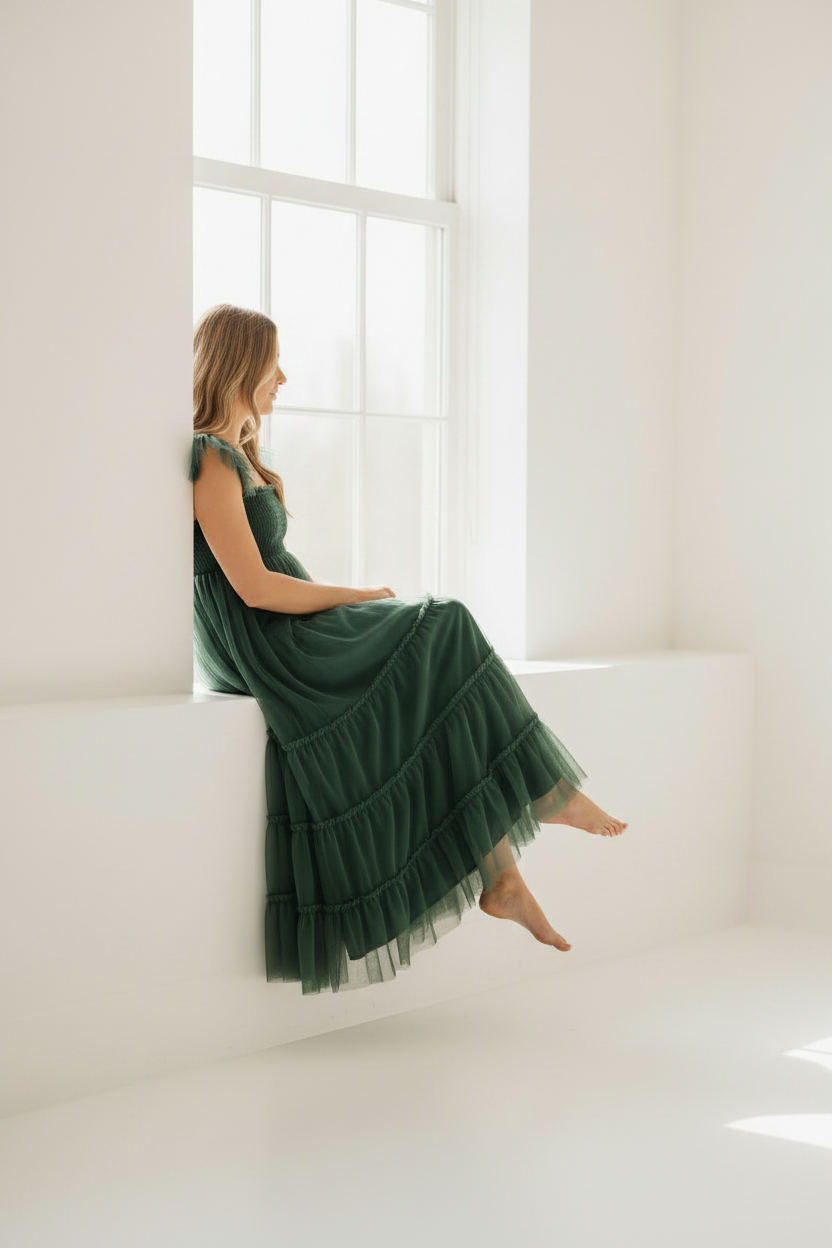 SS Women's Dress Women's Marabella Dress (forest tulle)
