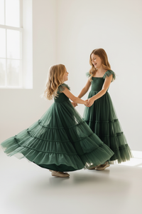 SS Girl's Dress Marabella Dress (forest tulle)
