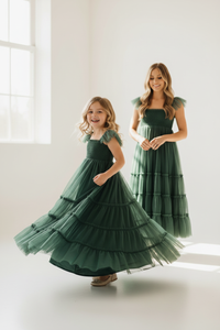 SS Girl's Dress Marabella Dress (forest tulle)