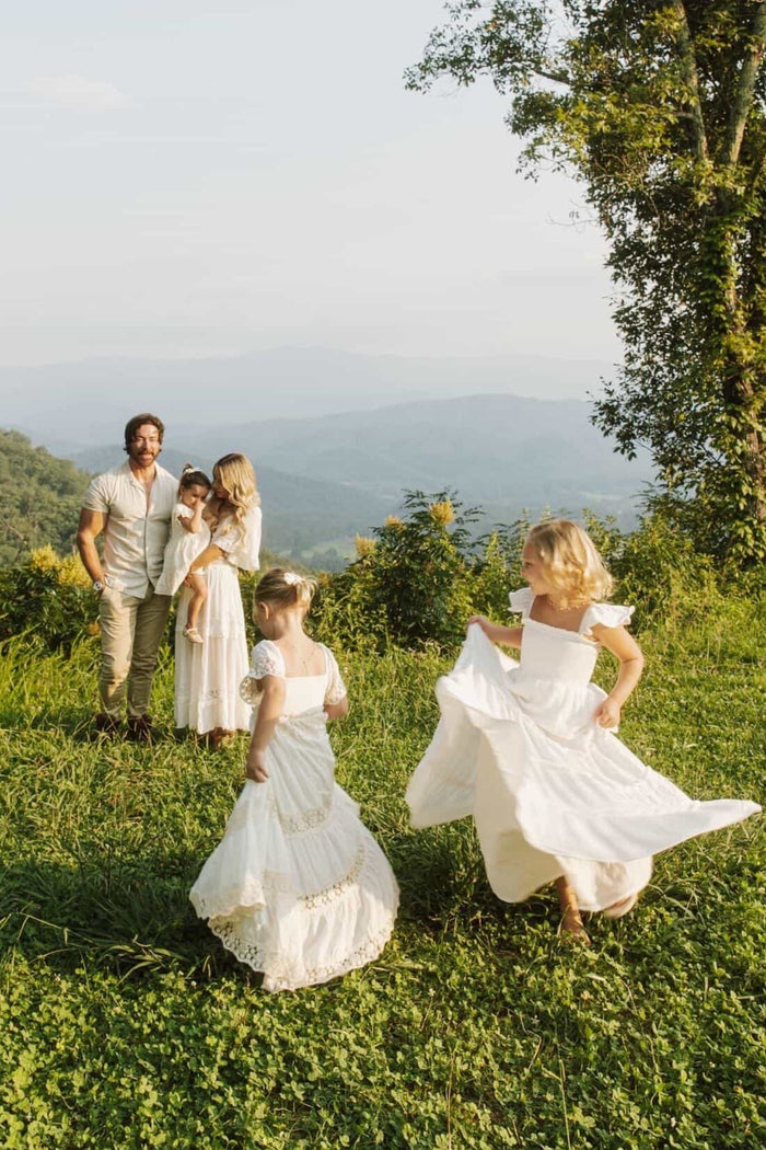 SS Girl's Dress Marabella Dress (white muslin) SALE