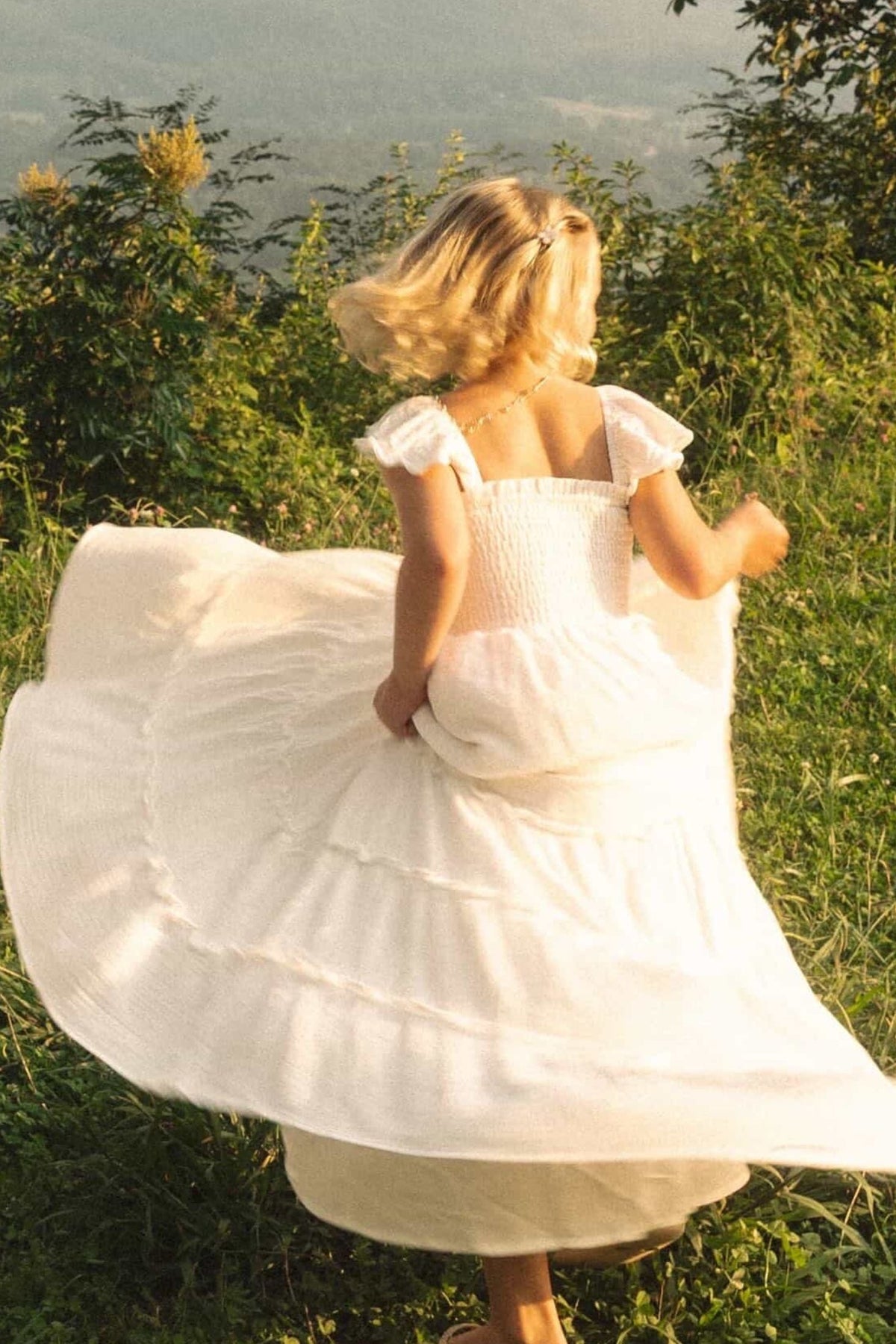 SS Girl's Dress Marabella Dress (white muslin) SALE