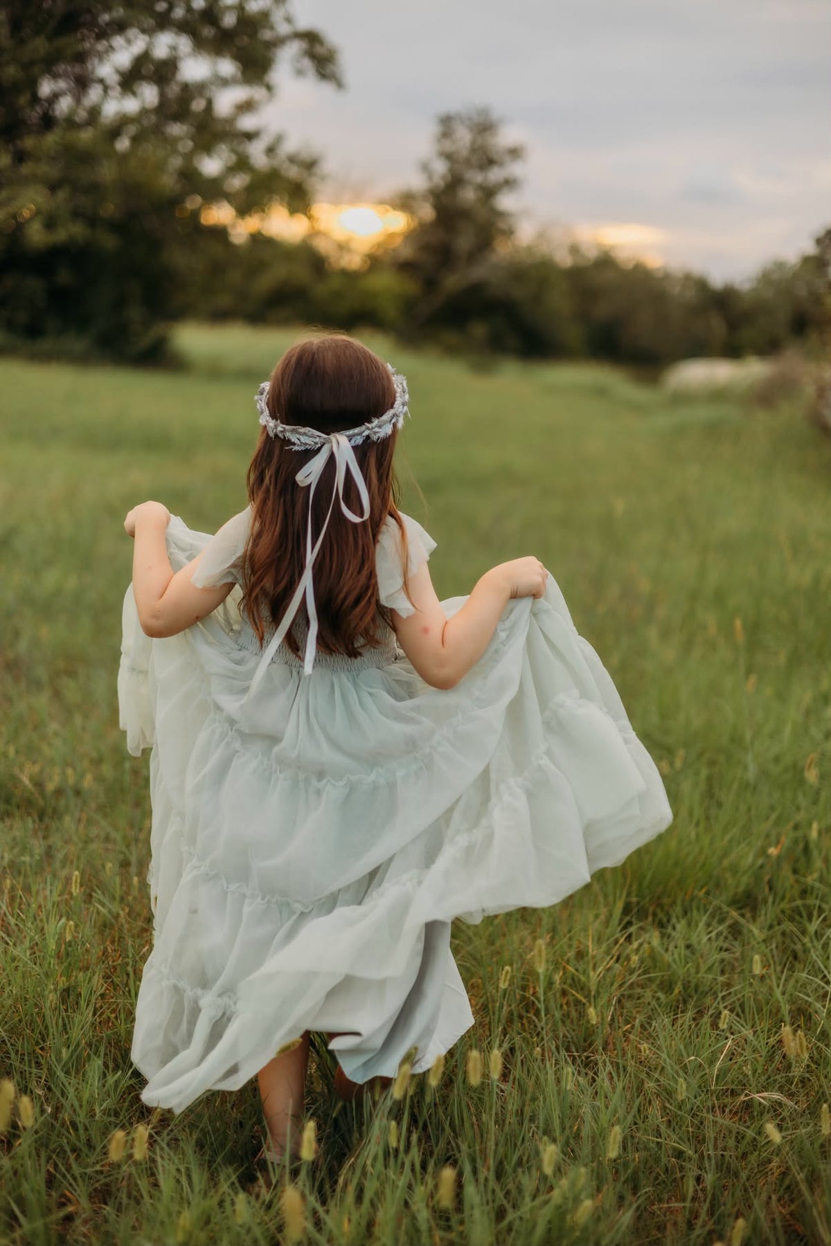 SS Girl's Dress Marabella Dress (mint tulle)