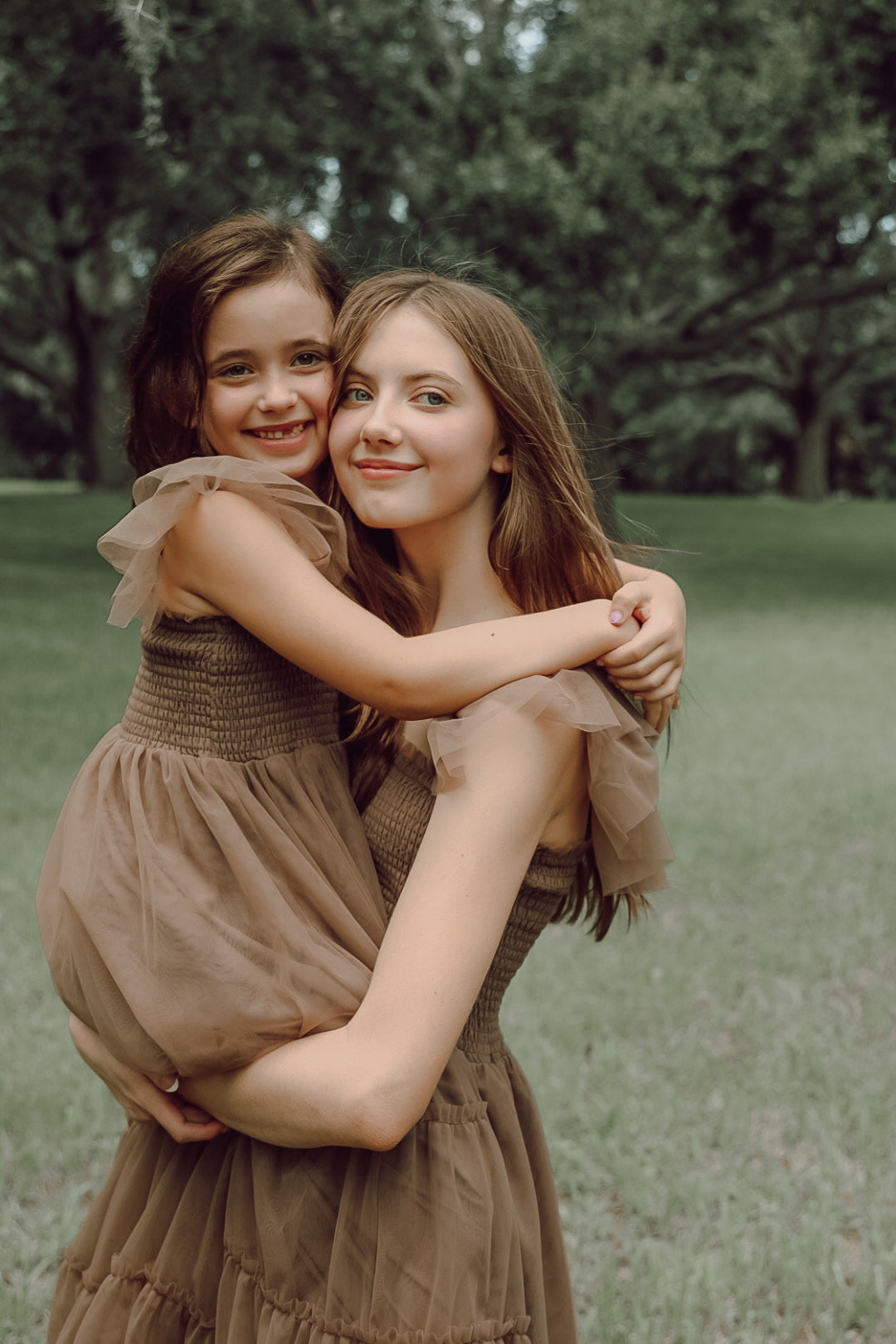 SS Girl's Dress Marabella Dress (mocha tulle)