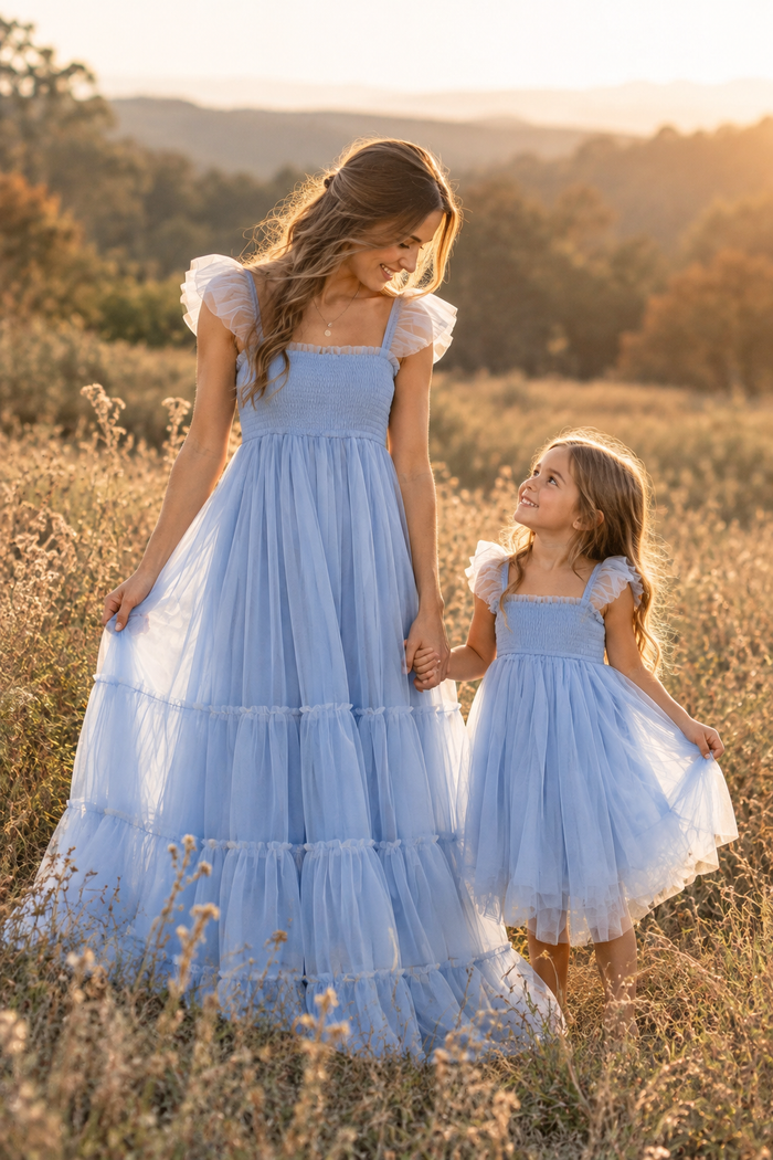 Juliet Dress (periwinkle tulle)