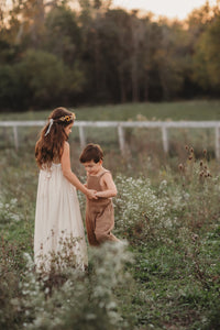SS Girl's Dress Noelle Dress (sequin natural tulle)