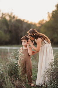 SS Girl's Dress Noelle Dress (sequin natural tulle)