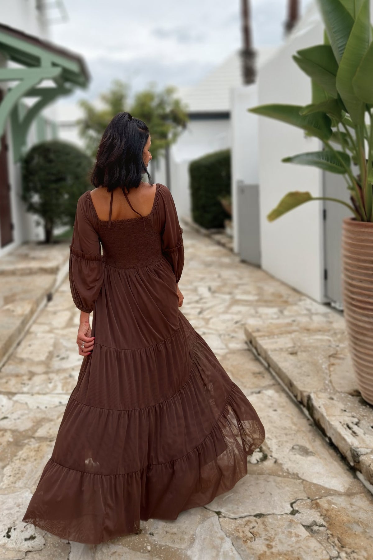 SS Women's Dress Women's Pippa Maxi (cocoa tulle)