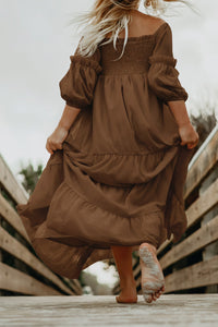 SS Girl's Dress Pippa Maxi (cocoa tulle)