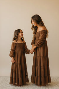 SS Girl's Dress Pippa Maxi (cocoa tulle)