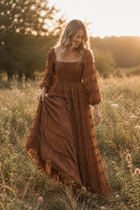 SS Women's Dress Women's Pippa Maxi (mocha chiffon)