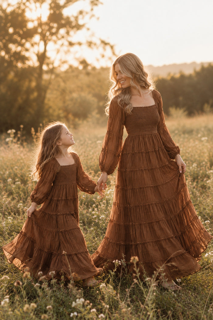 SS Women's Dress Women's Pippa Maxi (mocha chiffon)