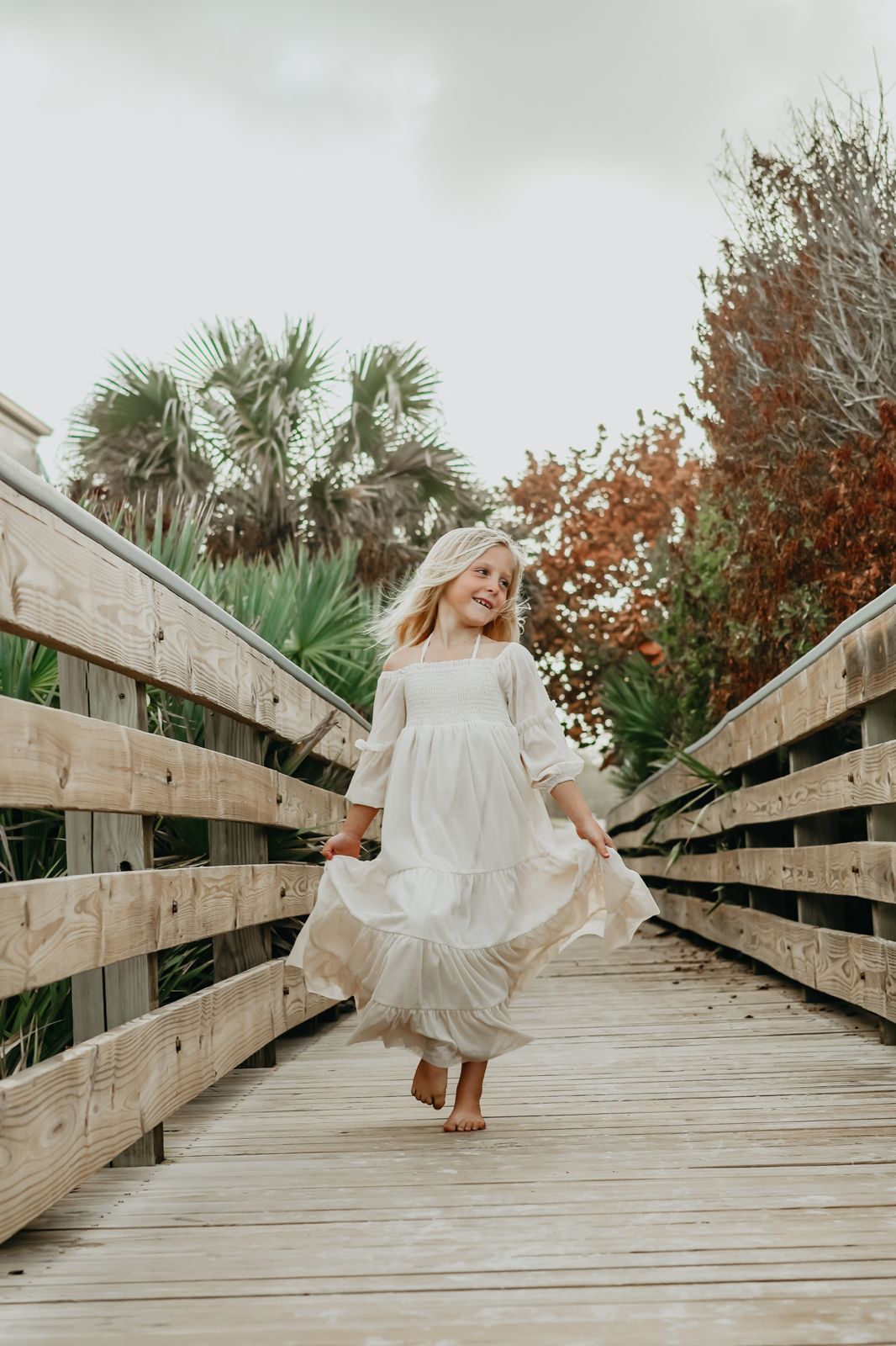 SS Girl's Dress Pippa Maxi (natural tulle)