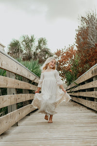 SS Girl's Dress Pippa Maxi (natural tulle)
