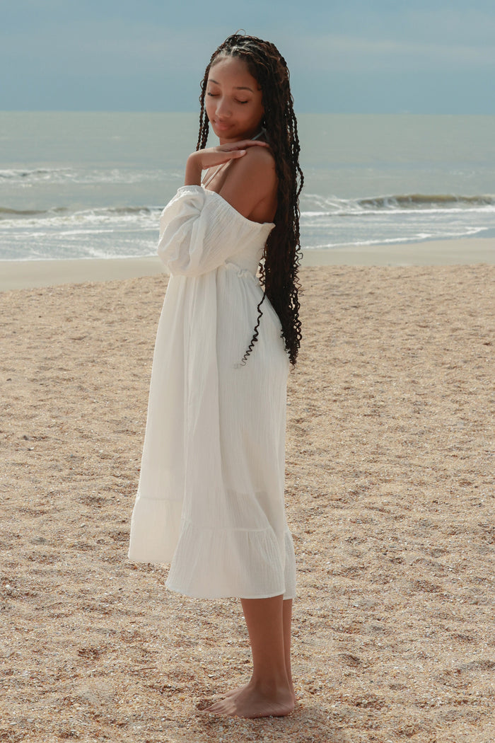 Women's Pippa Dress (white muslin)