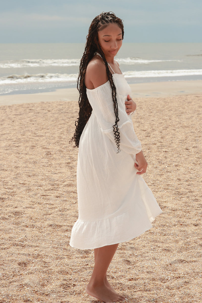 Women's Pippa Dress (white muslin)