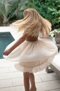 Jodi Twirl (two-tone mocha tulle)
