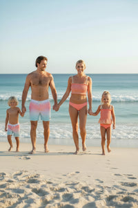 LB Men's Swim Men's Surf Shorts (sundown ombre)