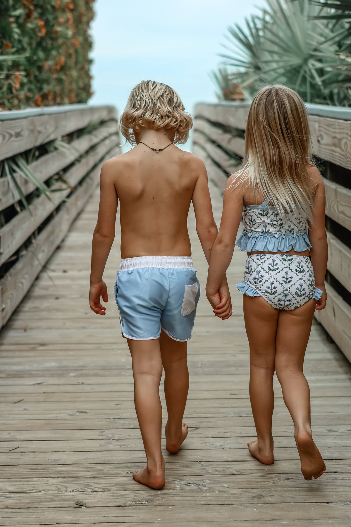 LB Boy's Swim Surf Shorts (bluebell)