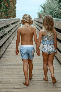 LB Boy's Swim Surf Shorts (bluebell)