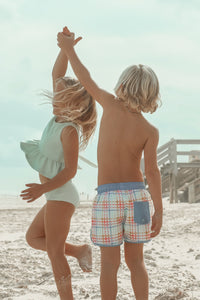 LB Swimwear Surf Shorts (plaid)