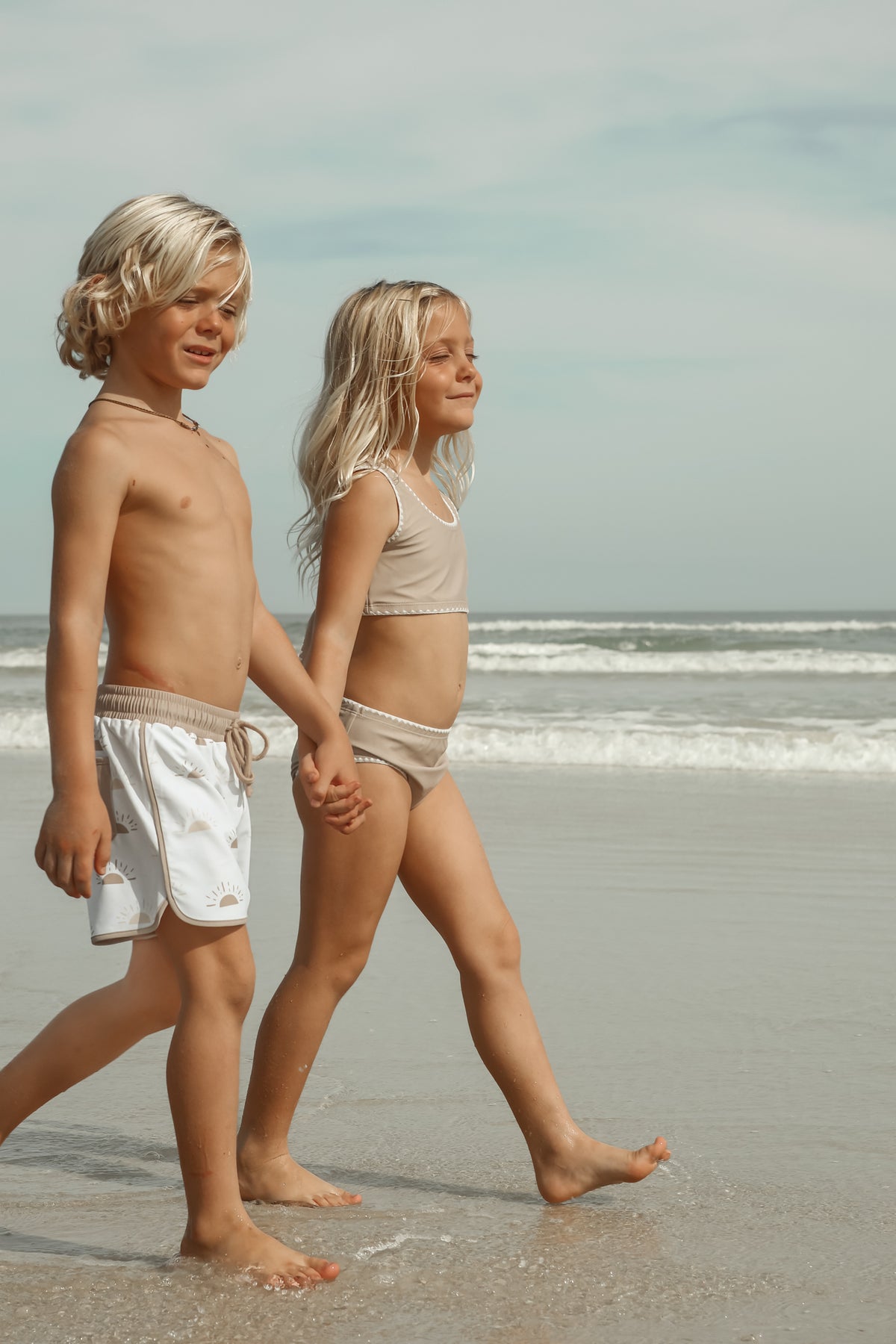 INDIE BLUE SWIM Scoopback Set (ash embroidered)