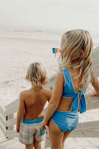 LB Swimwear Surf Shorts (plaid)