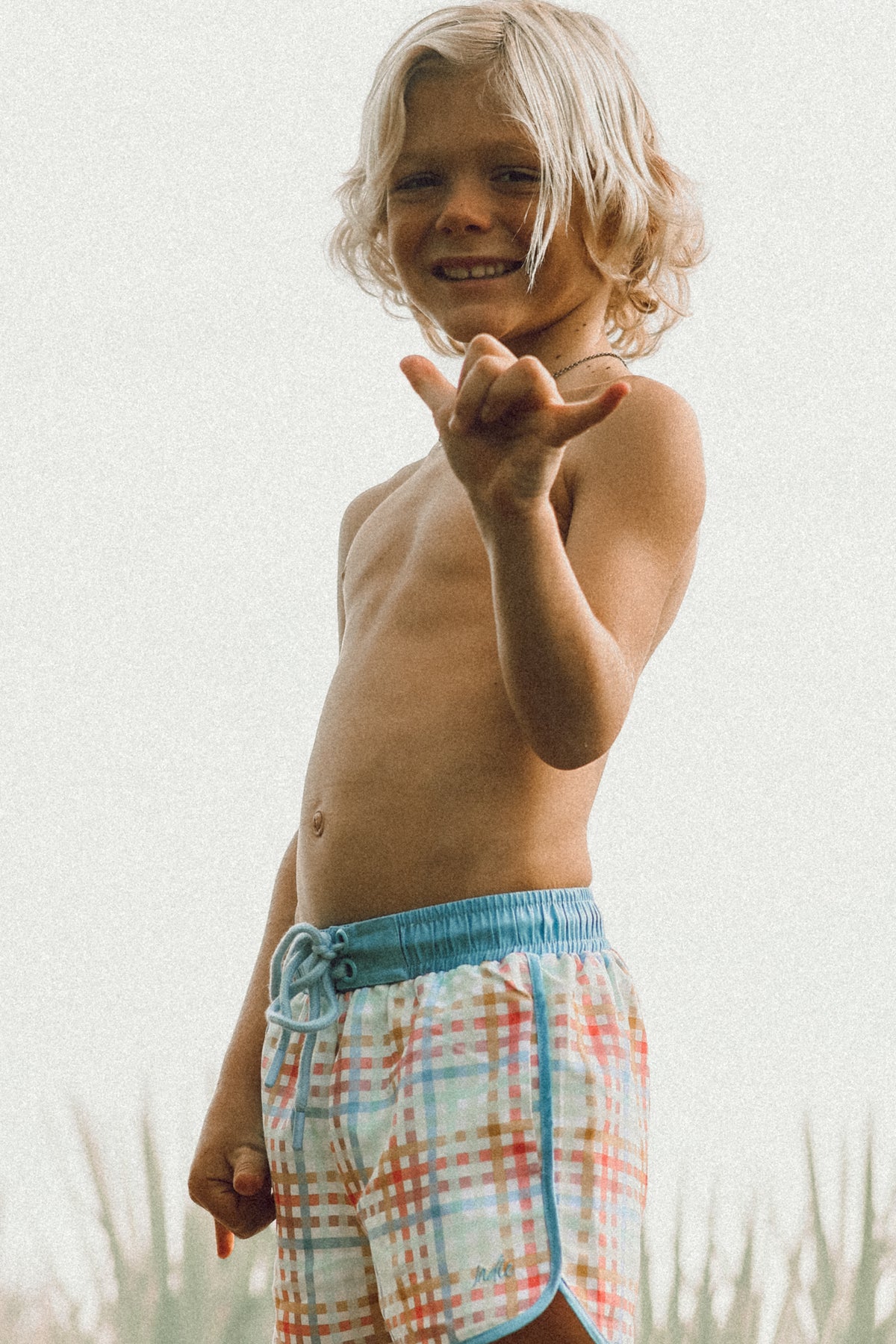 LB Swimwear Surf Shorts (plaid)