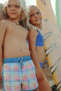LB Swimwear Surf Shorts (plaid)