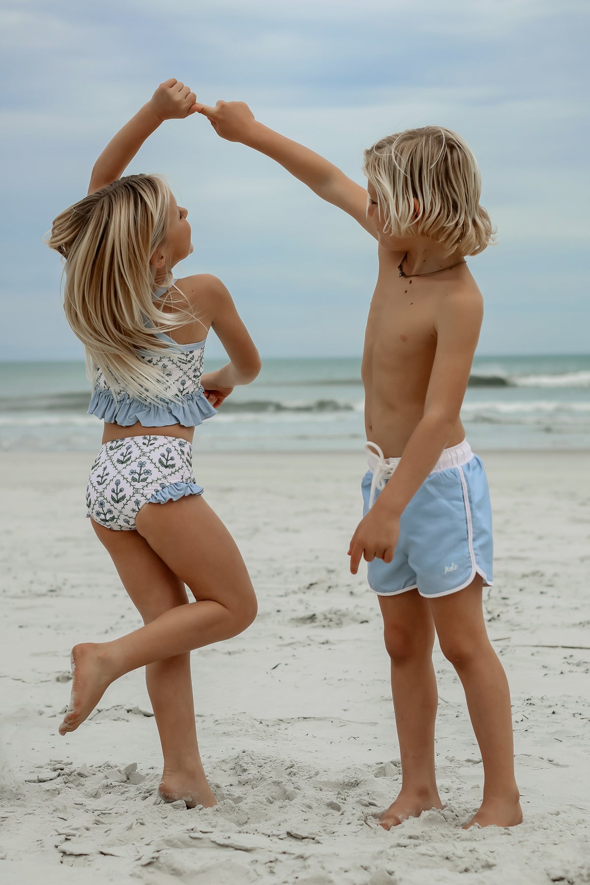 LB Girl's Swim Tankini Set (bluebell)