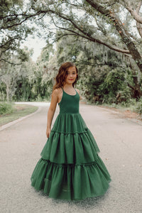 SS Girl's Dress Wendy Dress (forest tulle)