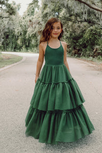 SS Girl's Dress Wendy Dress (forest tulle)