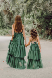 SS Girl's Dress Wendy Dress (forest tulle)