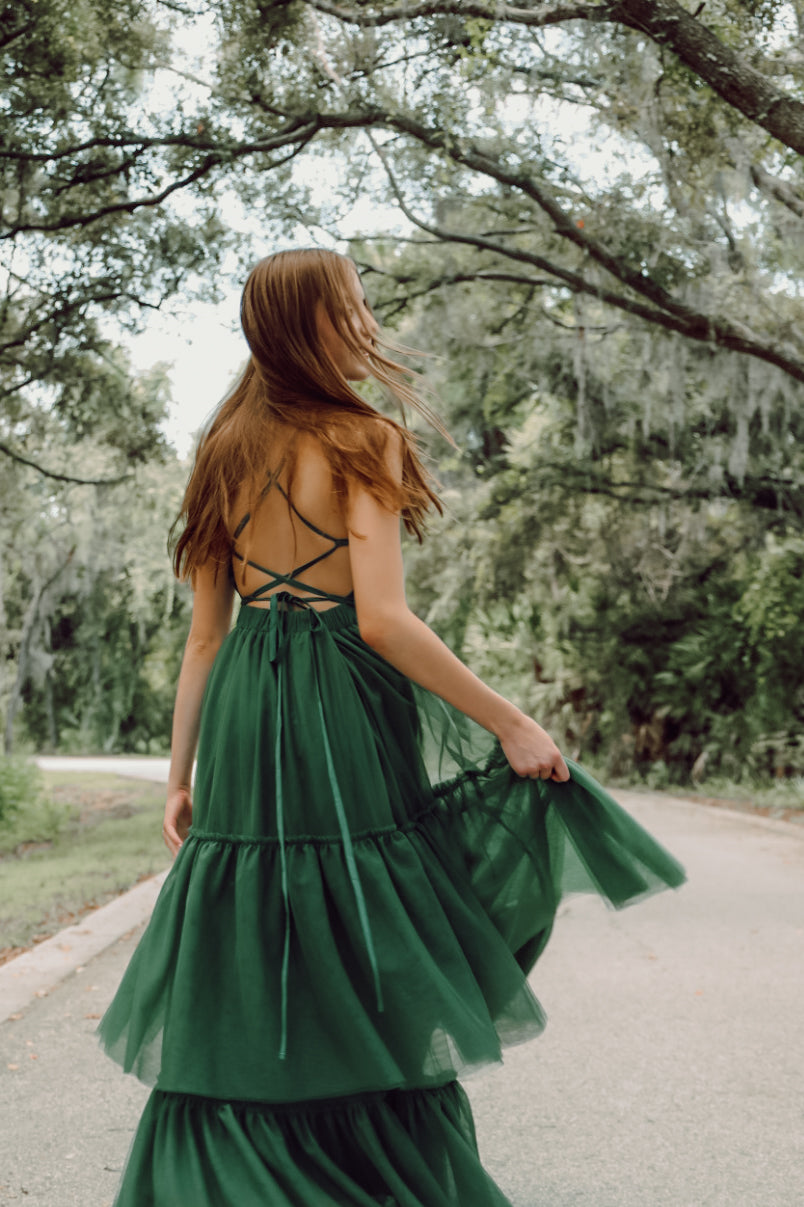 SS Women's Dress Women's Wendy Dress (forest tulle)