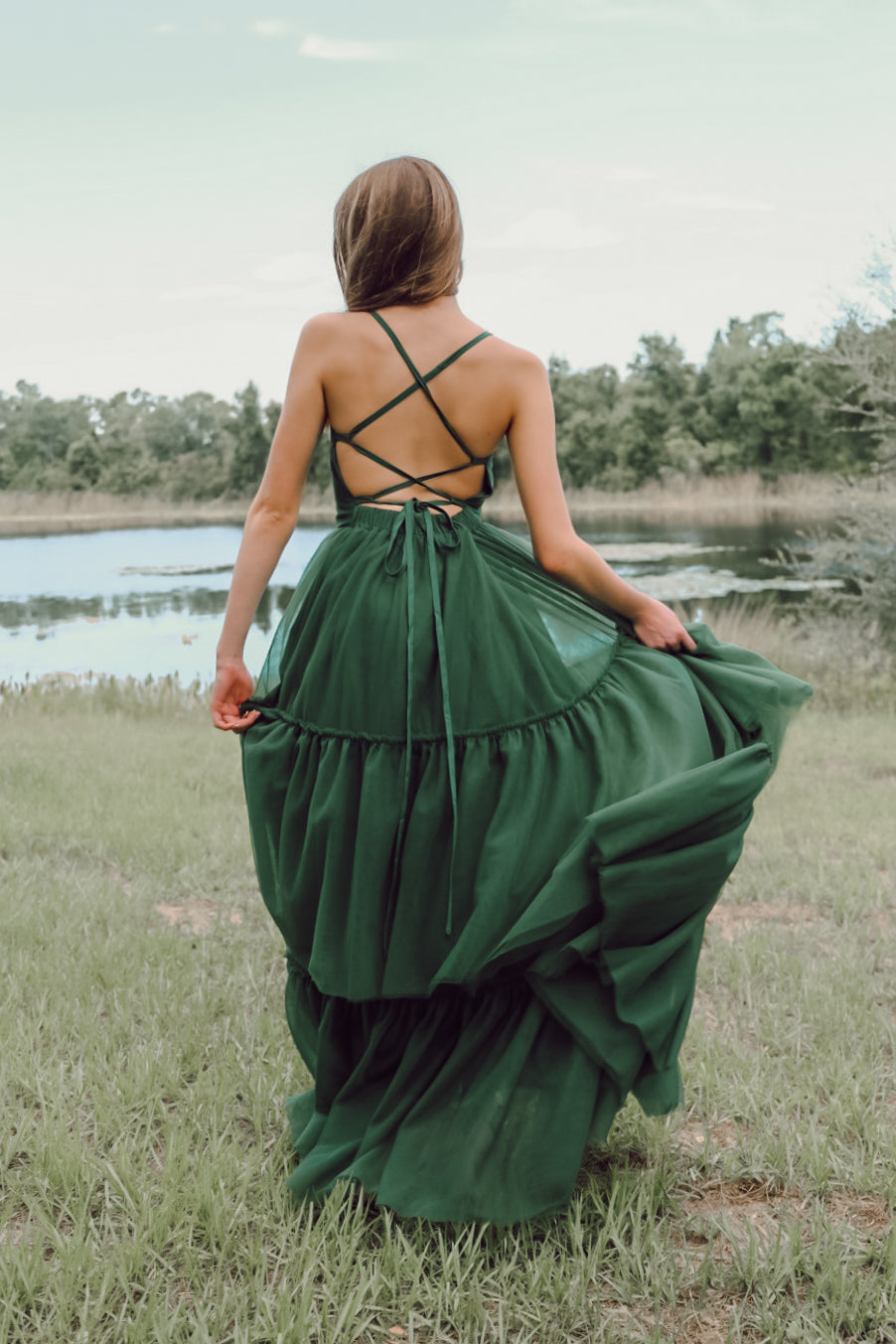 SS Women's Dress Women's Wendy Dress (forest tulle)