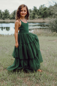 SS Girl's Dress Wendy Dress (forest tulle)
