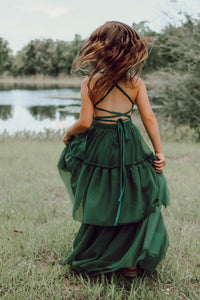SS Girl's Dress Wendy Dress (forest tulle)