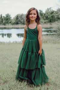 SS Girl's Dress Wendy Dress (forest tulle)
