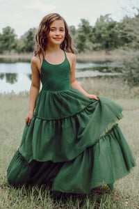 SS Girl's Dress Wendy Dress (forest tulle)